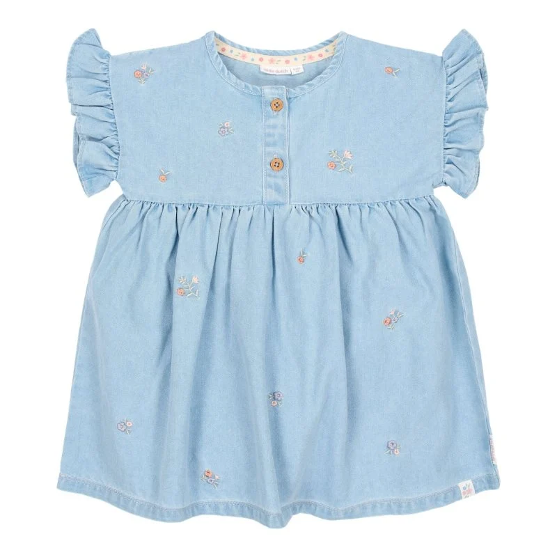 Little Dutch - Abito a maniche corte in denim