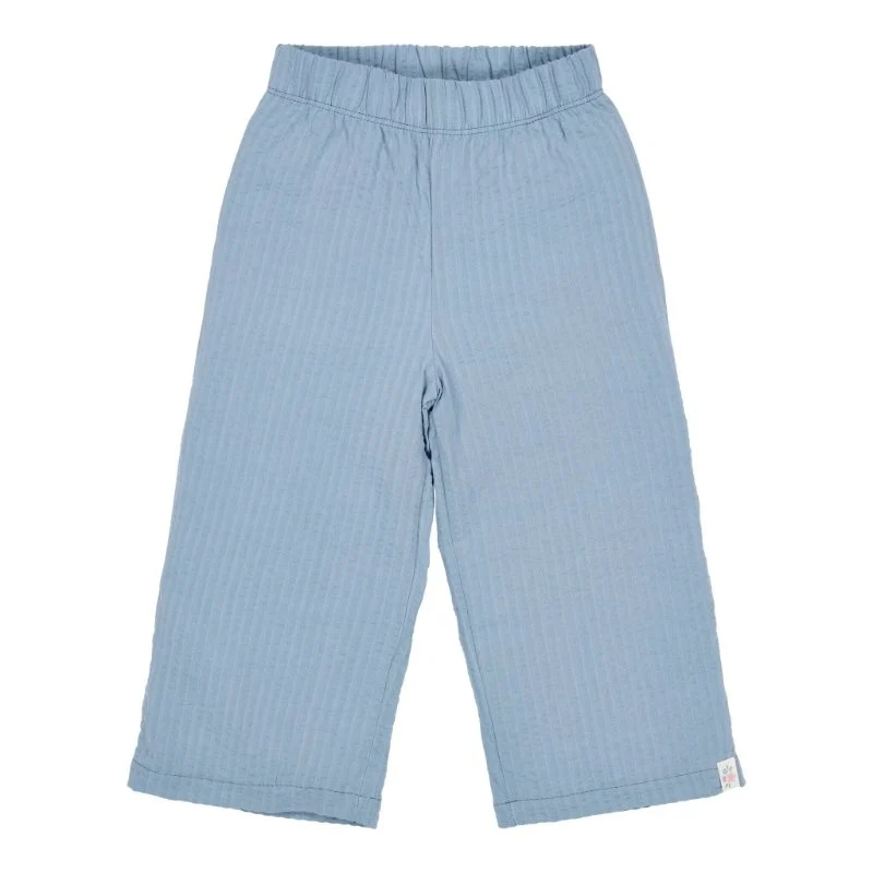 Little Dutch - Pantaloni a gamba larga blu denim