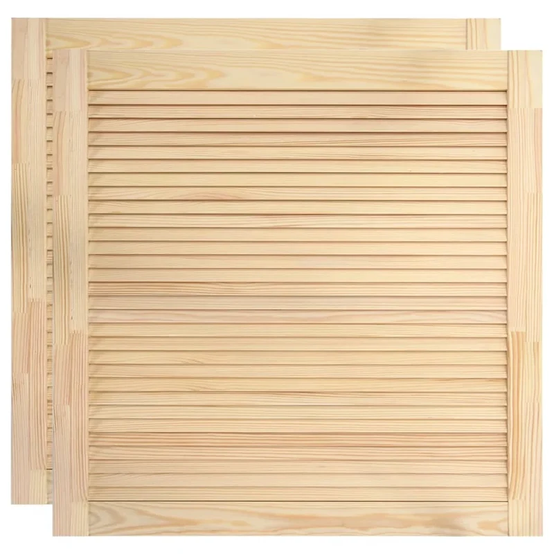 Porte a persiana 2 pezzi 39,5 x 39,4 cm legno di pino massiccio 02_0003890