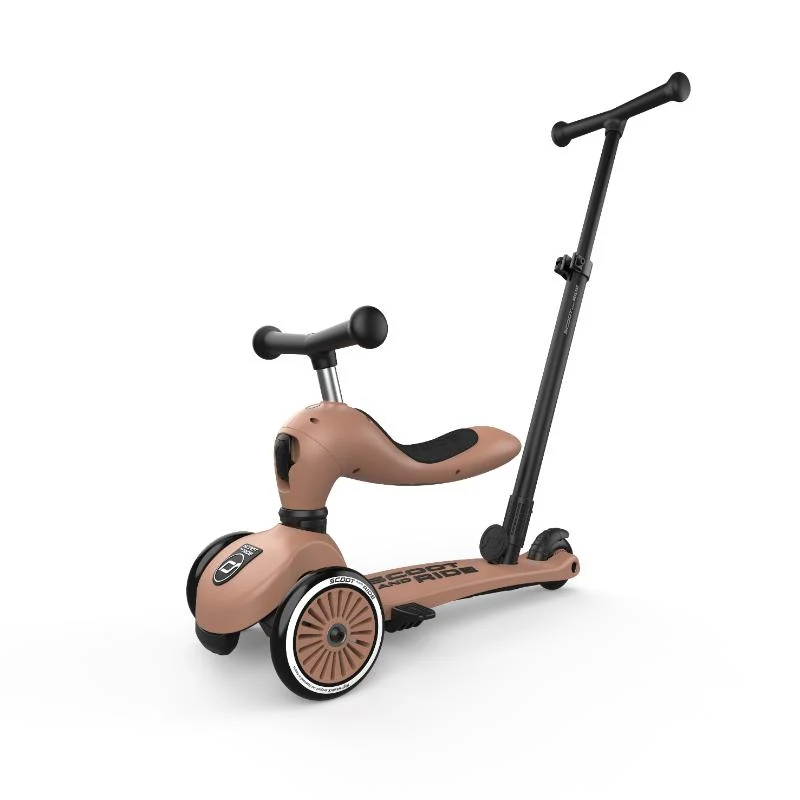 Scoot and Ride - Monopattino e Triciclo - Highwaykick push and go - Trasformabile 2 in 1 - Mocha