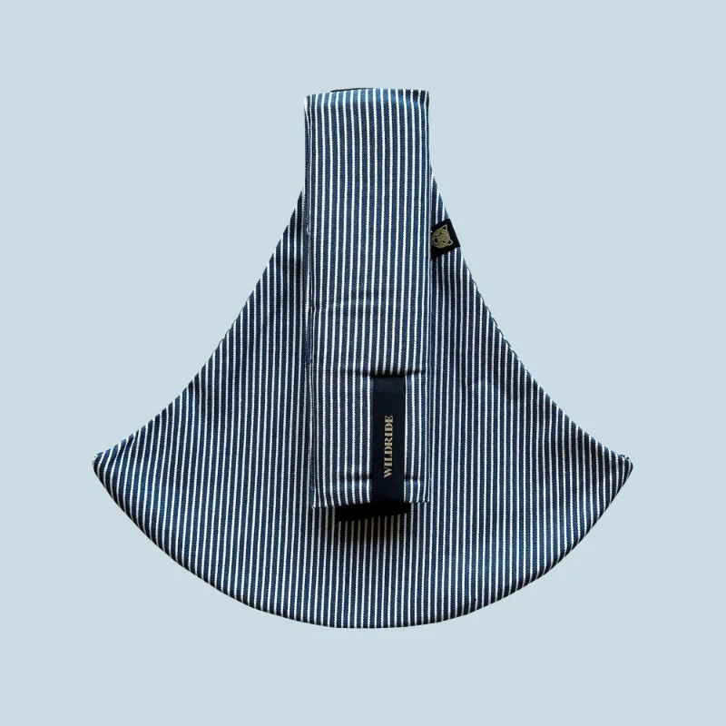 Wildride - Marsupio a fascia laterale | Righe blu indaco - Indigo Denim