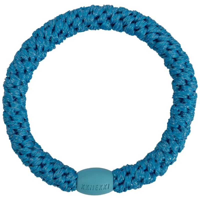 KKNEKKI - Elastico per capelli-braccialetto - Azure blue glitter