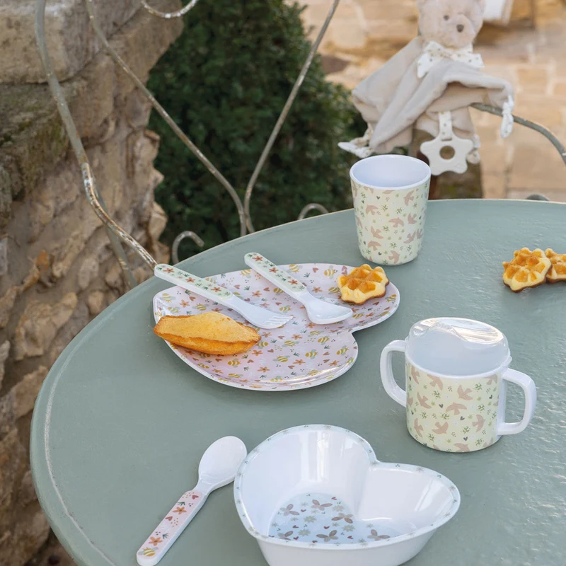 Set da Pranzo per Bambino - Une Hirondelle a Fait le Printemps