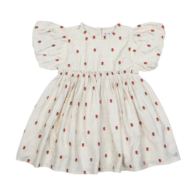 Donsje Amsterdam - Camilla Dress | Red Roses - Vestito