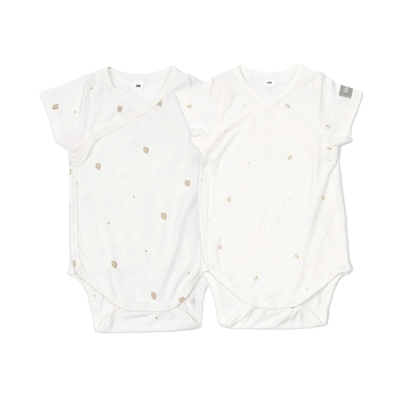 Bamboom - 2-pack Body maniche corte - Squirrel mix