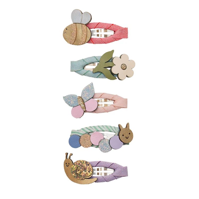 Mimi & Lula - 5-pack Mollette fermacapelli Clic Clacs - Beasts