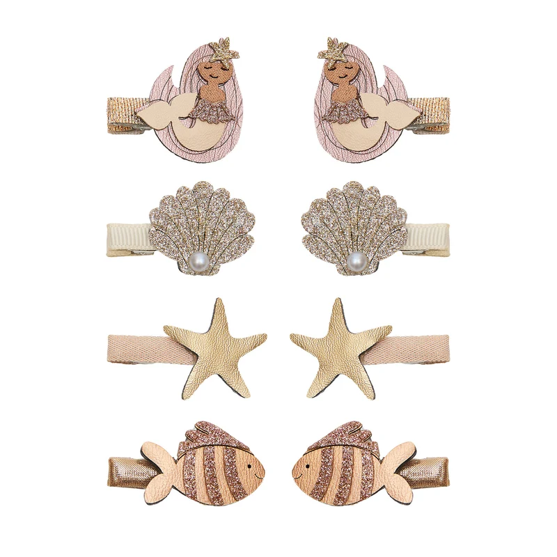 Mimi & Lula - 8-pack Mollette fermacapelli Clip - Sirena 26
