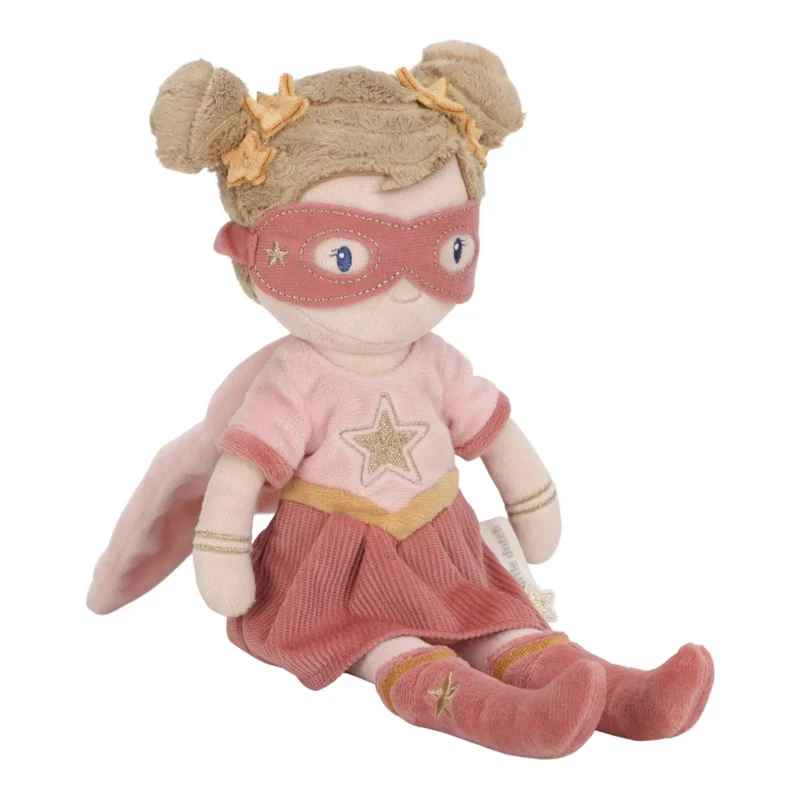 Little Dutch - Supereroe Rosa - bambola morbida 35cm