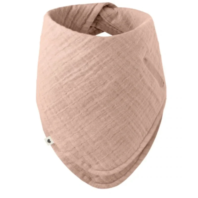 BIBS - Bavaglio a bandana in mussola - Blush