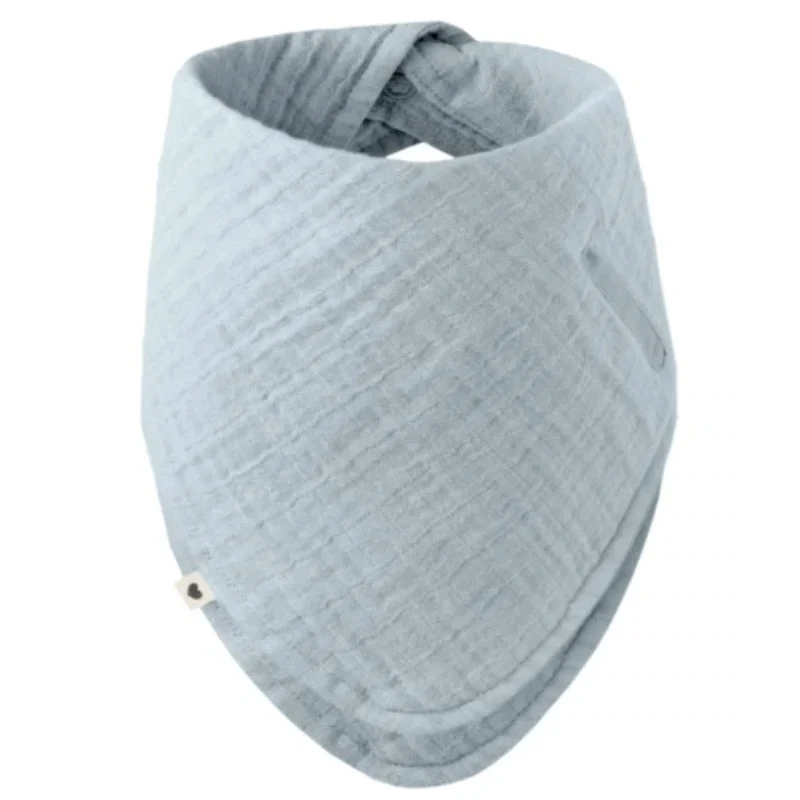 BIBS - Bavaglio a bandana in mussola - Baby Blue