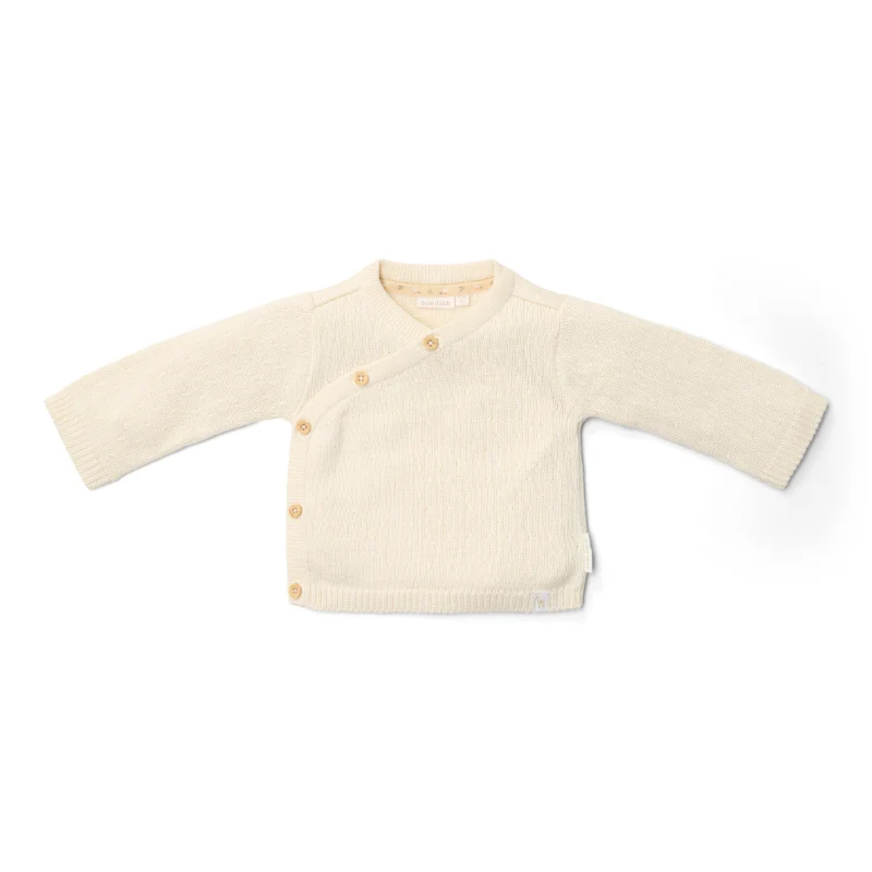 Little Dutch - Cardigan lavorato a maglia - Off White