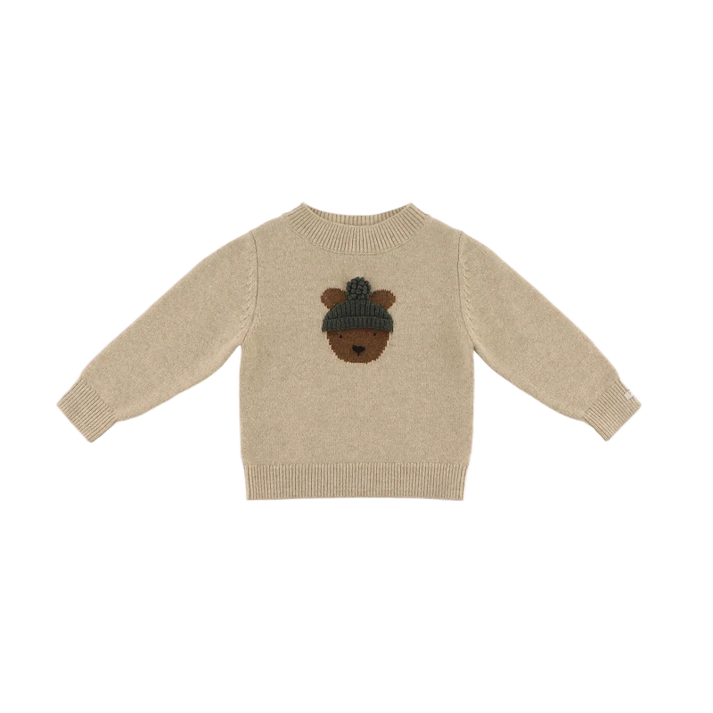 Donsje Amsterdam - Denn Merino Wool Sweater | Bear - Maglione in Lana merino Orsetto