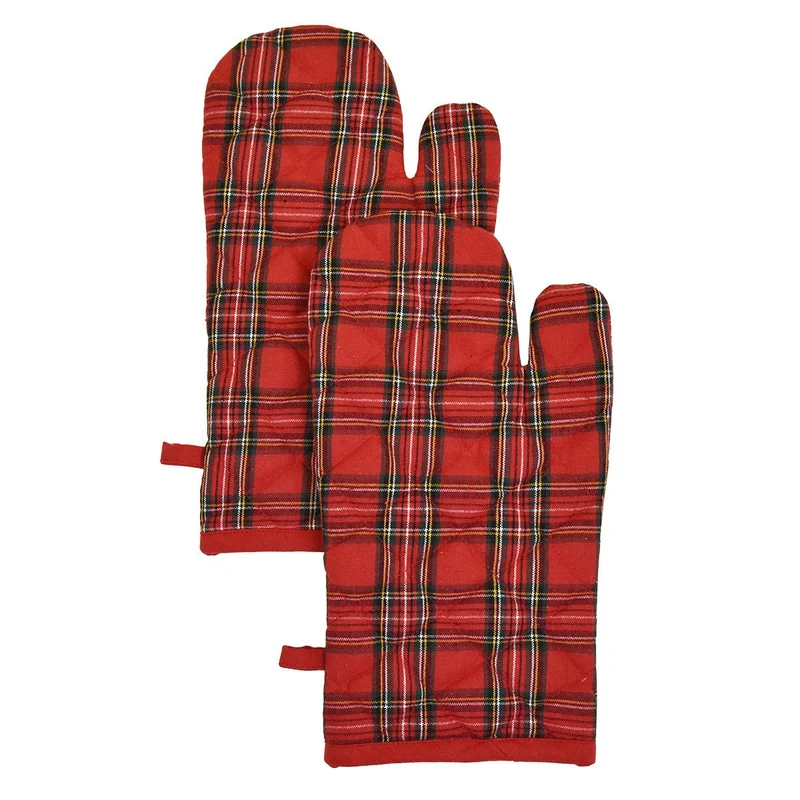 Guanti da Forno in Puro Cotone - Tartan