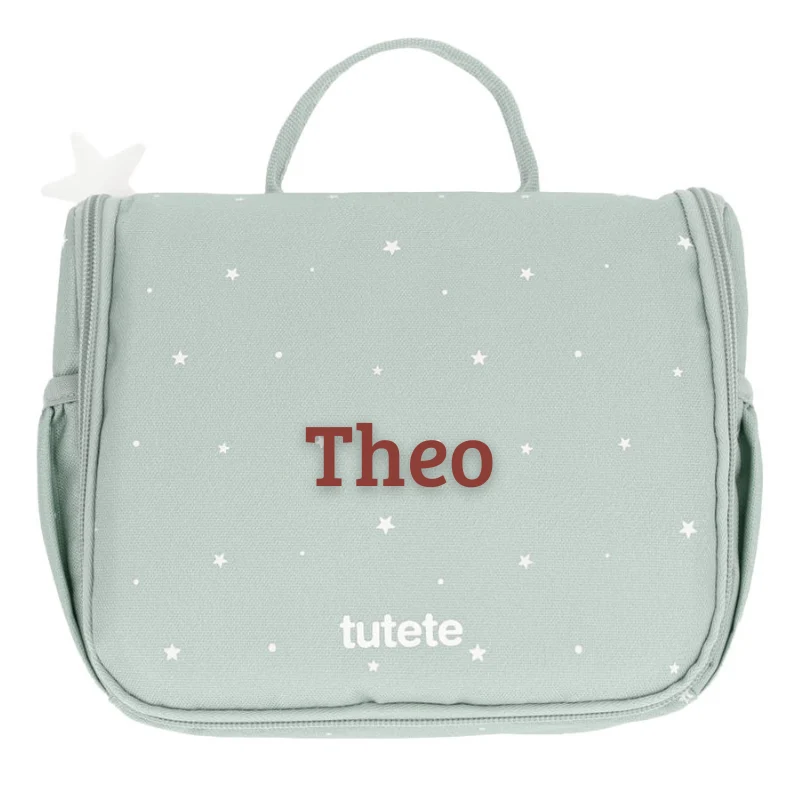 Beauty Case da Viaggio - Borsa da Toilette Appendibile Tutete Stars RPET - Verde