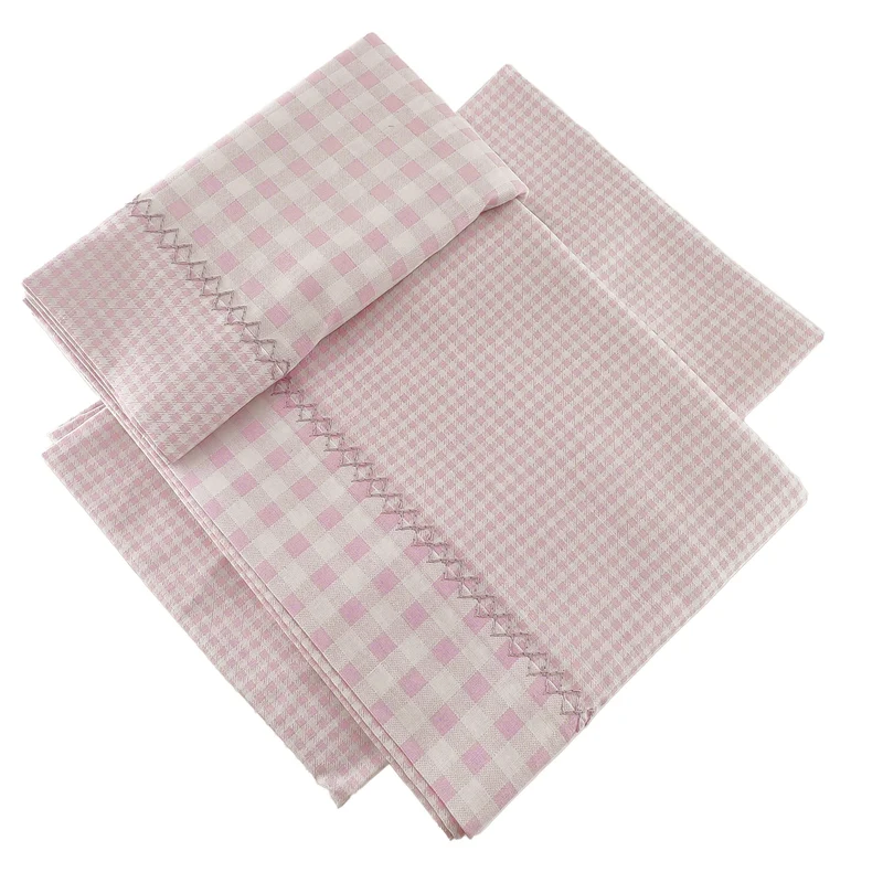 Completo Lenzuoline in Cotone con Fantasia Check - Pisolo