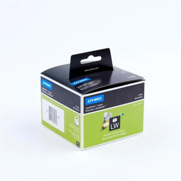 Dymo lw etichette multiuso originali | 57 mm x 32 mm | rotolo da 1000 etichette facilmente staccabili | autoadesive | per etichettatrici labelwriter - S0722540A