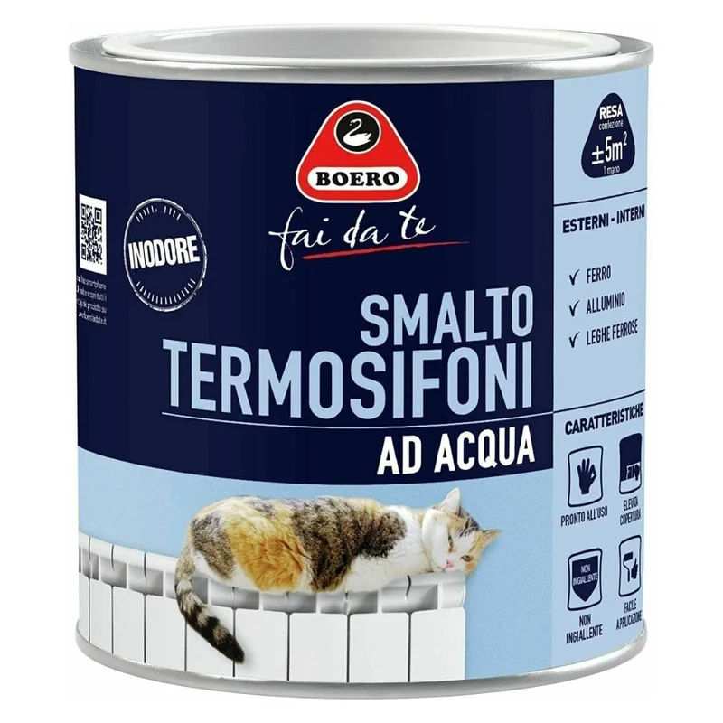 SMALTO TERMOSIFONI ALL'ACQUA GRIGIO 500ML
