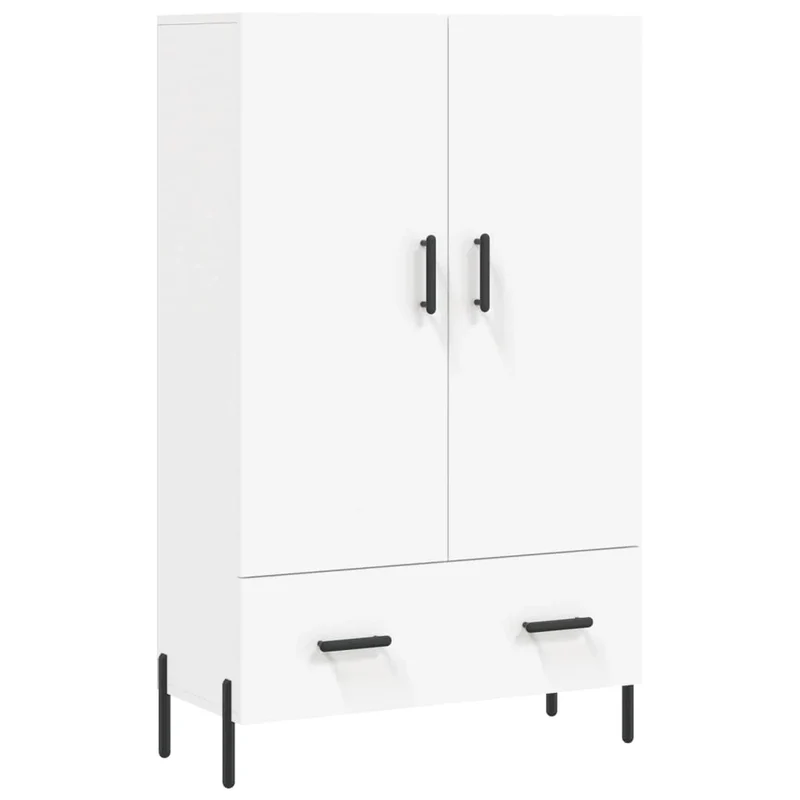 Buffet credenza cassettiera mobiletto mobile contenitore organizer cucina soggiorno salotto alto 69,5 x 31 x 115 cm legno ingegnerizzato bianco 02_0032500