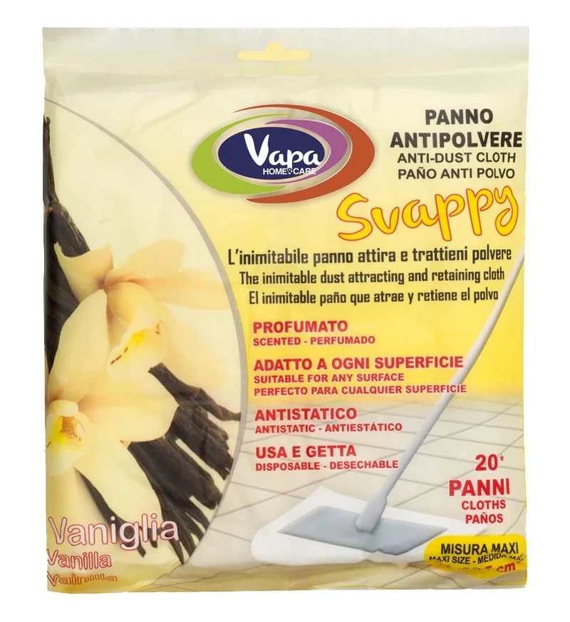 SVAPPY PANNI CATTURA POLVERE VANIGLIA 20 PZ