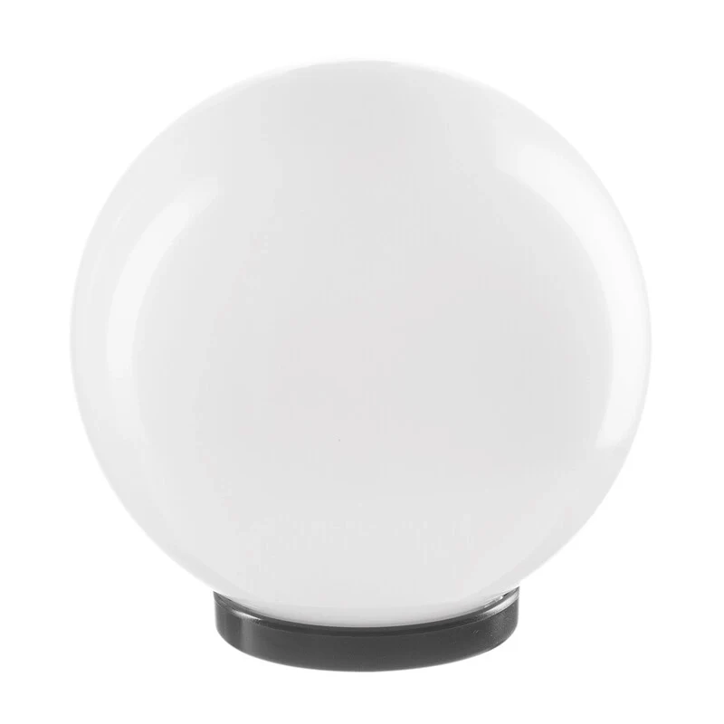 Globo Opale Bianco D 30 cm con Base E27 2 Pezzi