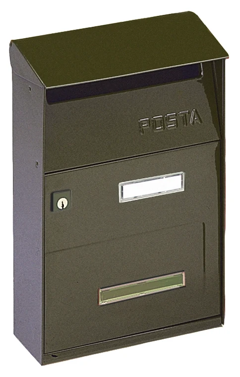 Cassetta Postale Alubox Ft Lamiera Grigio Ghisa
