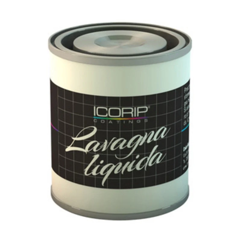 Smalto Lavagna Liquida 125 ml Nero Colorificio I.co.ri.p 6 Pezzi